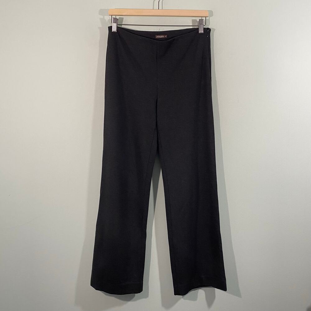 J McLaughlin Women Grey High Rise Wide Leg Pointe Trousers Size 4